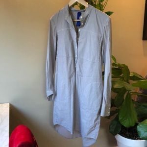 Striped Button Down Dress